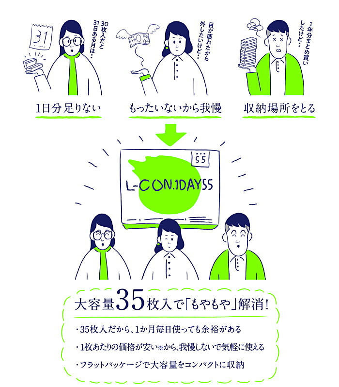 35枚入りだから紛失や破損でも安心