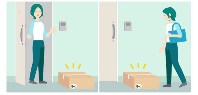 置き配のイメージ